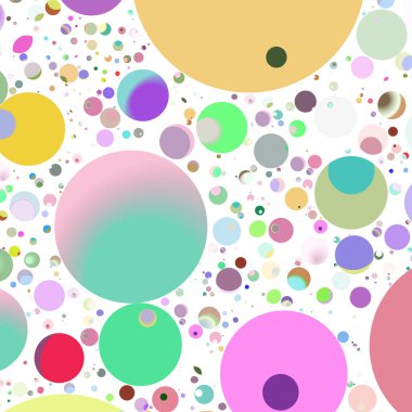 Çok renkli geometrik daire arka plan seamless modeli.