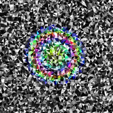 Arka plan çok renkli geometrik poligonal.