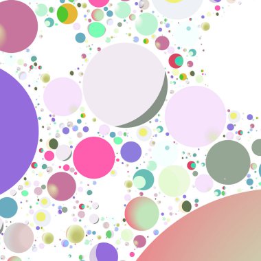 Çok renkli geometrik daire arka plan seamless modeli.