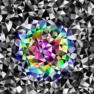 Arka plan çok renkli geometrik poligonal.