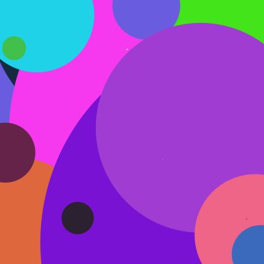 Daire geometrik şaşırtıcı arka plan çok renkli desen.