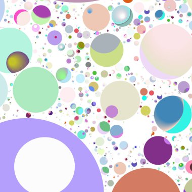 Çok renkli geometrik daire arka plan seamless modeli.