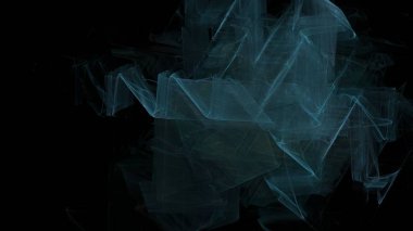 Fantezi kaotik renkli fraktal desen. Soyut Fraktal şekiller. 3D render resimde arka plan veya duvar kağıdı.