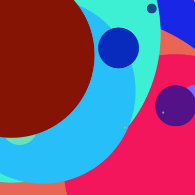 Daire geometrik büyük arka plan çok renkli desen.