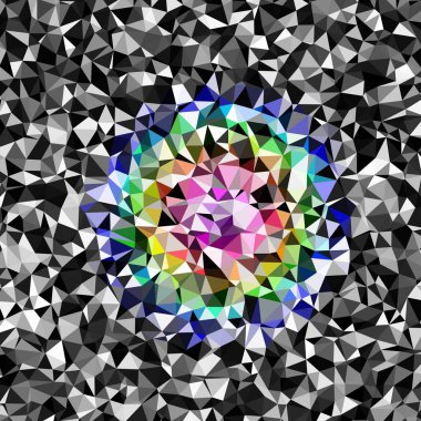 Arka plan çok renkli geometrik poligonal.