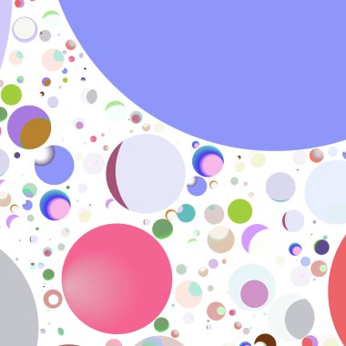 Çok renkli geometrik daire arka plan seamless modeli.