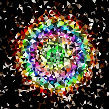 Arka plan çok renkli geometrik poligonal.