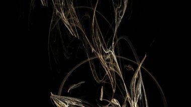 Fantezi kaotik renkli fraktal desen. Soyut Fraktal şekiller. 3D render resimde arka plan veya duvar kağıdı.