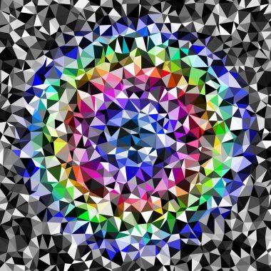 Arka plan çok renkli geometrik poligonal.