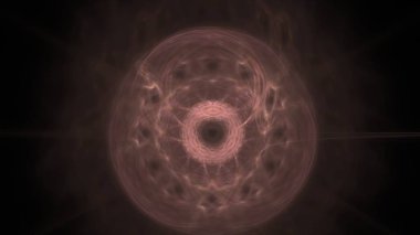 Fantezi kaotik renkli fraktal desen. Soyut Fraktal şekiller. 3D render resimde arka plan veya duvar kağıdı.