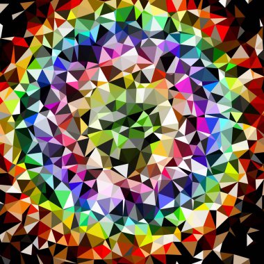 Arka plan çok renkli geometrik poligonal.