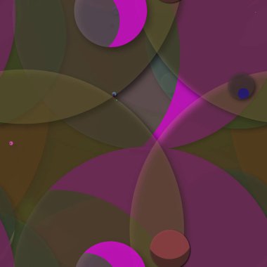 Arka plan çok renkli daire geometrik desen sorunsuz.