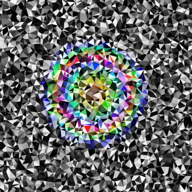 Arka plan çok renkli geometrik poligonal.