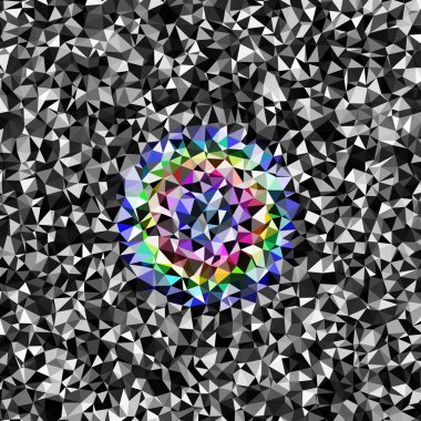 Arka plan çok renkli geometrik poligonal.