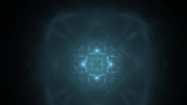 Fantezi kaotik renkli fraktal desen. Soyut Fraktal şekiller. 3D render resimde arka plan veya duvar kağıdı.