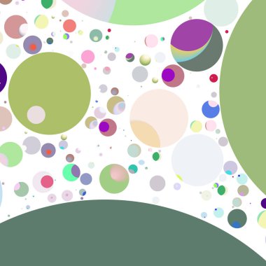 Çok renkli geometrik daire arka plan seamless modeli.