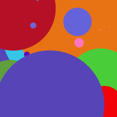 Daire geometrik yeni arka plan çok renkli desen.