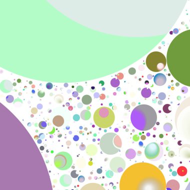 Çok renkli geometrik daire arka plan seamless modeli.