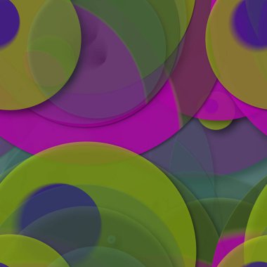 Çok renkli geometrik daire arka plan seamless modeli.