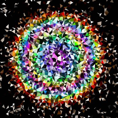 Arka plan çok renkli geometrik poligonal.