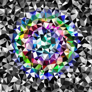 Arka plan çok renkli geometrik poligonal.