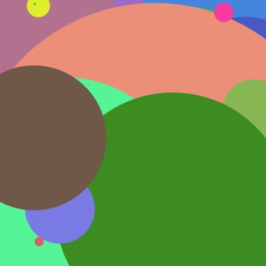 Daire geometrik şaşırtıcı arka plan çok renkli desen.