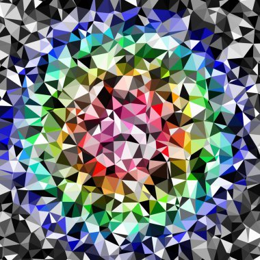 Arka plan çok renkli geometrik poligonal.