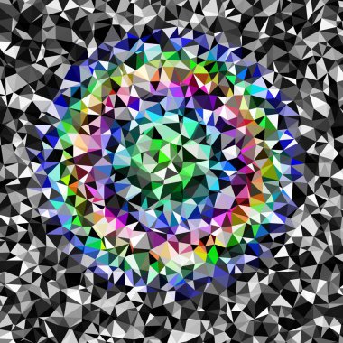 Arka plan çok renkli geometrik poligonal.