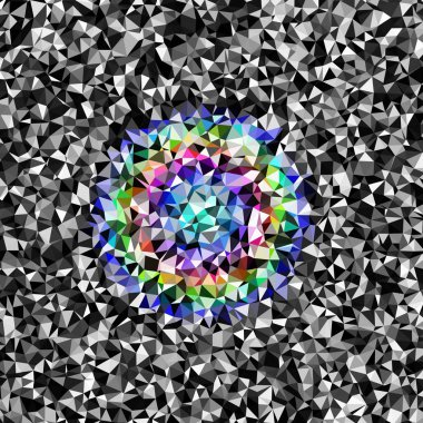 Arka plan çok renkli geometrik poligonal.