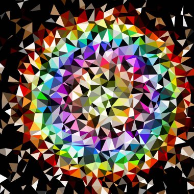 Arka plan çok renkli geometrik poligonal.