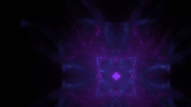 Fantezi kaotik renkli fraktal desen. Soyut Fraktal şekiller. 3D render resimde arka plan veya duvar kağıdı.