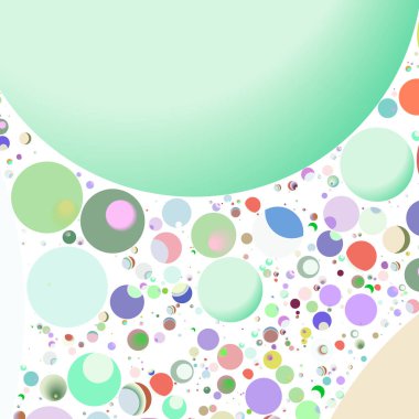 Çok renkli geometrik daire arka plan seamless modeli.