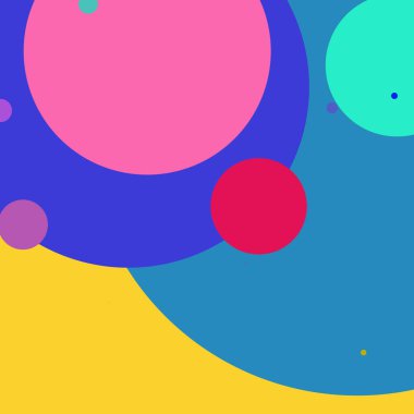 Daire geometrik güzel arka plan çok renkli desen.