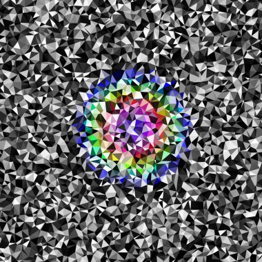 Arka plan çok renkli geometrik poligonal.