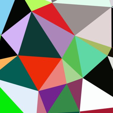 Arka plan çok renkli geometrik poligonal.