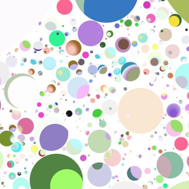 Çok renkli geometrik daire arka plan seamless modeli.