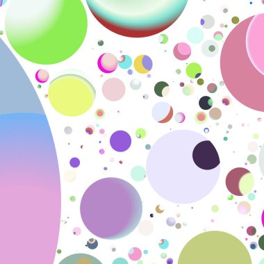 Çok renkli geometrik daire arka plan seamless modeli.