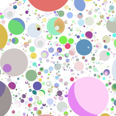 Çok renkli geometrik daire arka plan seamless modeli.