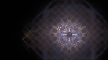 Fantezi kaotik renkli fraktal desen. Soyut Fraktal şekiller. 3D render resimde arka plan veya duvar kağıdı.