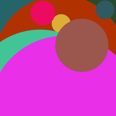 Daire geometrik şaşırtıcı arka plan çok renkli desen.