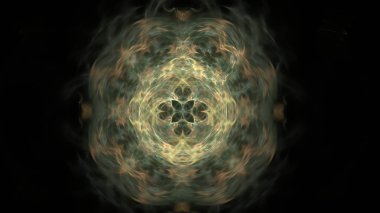 Fantezi kaotik renkli fraktal desen. Soyut Fraktal şekiller. 3D render resimde arka plan veya duvar kağıdı.