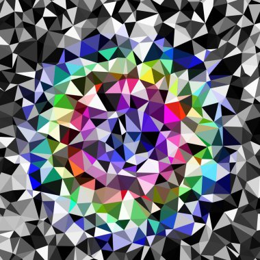 Arka plan çok renkli geometrik poligonal.