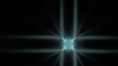 Fantezi kaotik renkli fraktal desen. Soyut Fraktal şekiller. 3D render resimde arka plan veya duvar kağıdı.