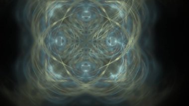 Fantezi kaotik renkli fraktal desen. Soyut Fraktal şekiller. 3D render resimde arka plan veya duvar kağıdı.