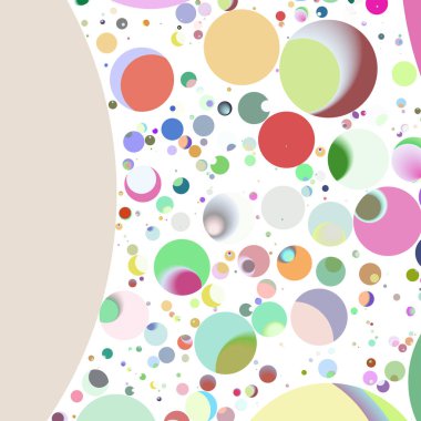 Çok renkli geometrik daire arka plan seamless modeli.