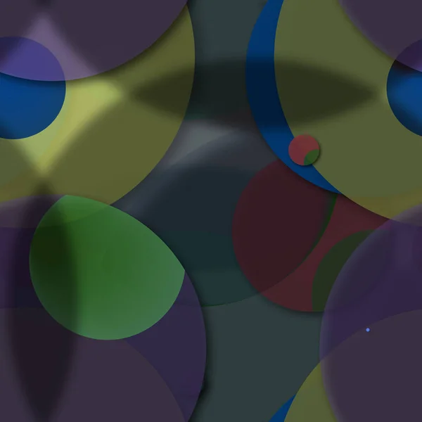 Абстрактний Фон Багатокольорового Кола Геометричний Візерунок — стокове фото