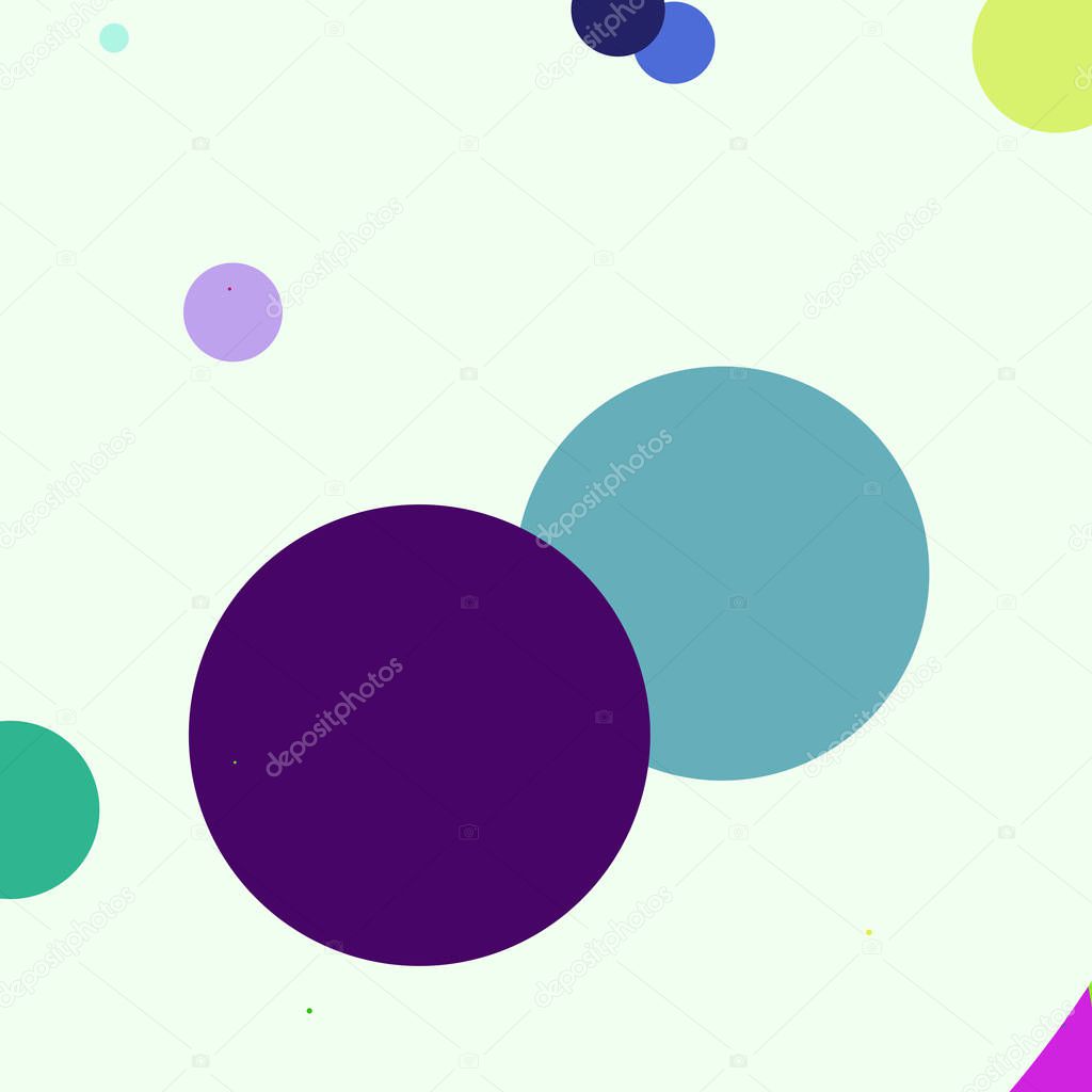 Circle geometric elegant abstract background multicolored pattern.
