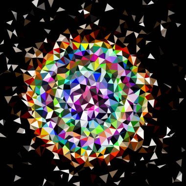 Arka plan çok renkli geometrik poligonal.