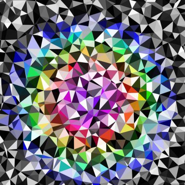 Arka plan çok renkli geometrik poligonal.