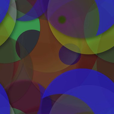 Çok renkli geometrik daire arka plan seamless modeli.